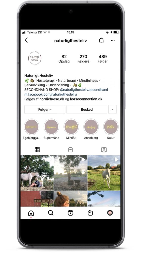 Naturligt hesteliv er en instagrammer med holistisk syn på heste