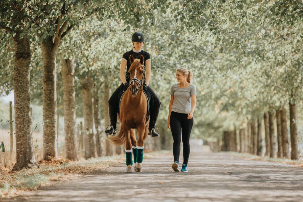 Christina Krzyrosiak Hansen på Holbæk Rideklub