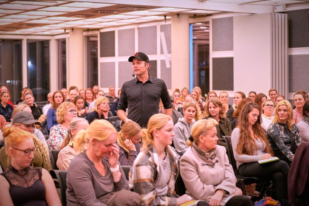 Rasmus Bagger blandt publikum