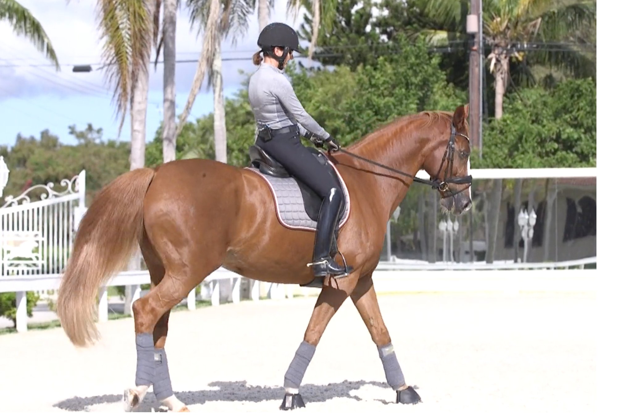 Mikala Münter i skridt