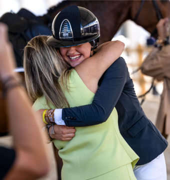 en glad og bevæget anastasia nielsen efter sejren. foto lgct