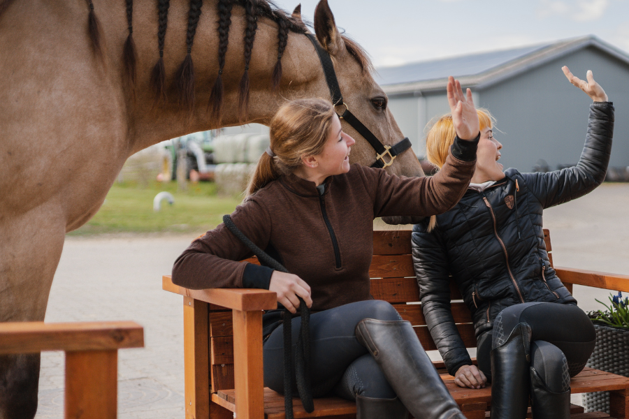 hestemennesker lever ofte i en boble der inkluderer særlige udtryk og prioriteringer ingen andre forstår. foto malgré tout