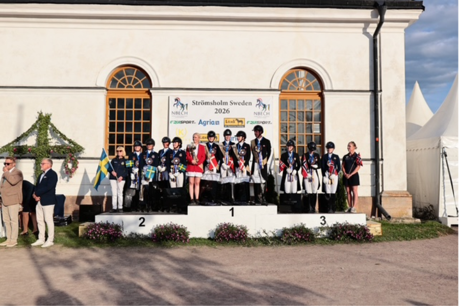 danmark sikrede sig sejren i holdkonkurrencen for seniorer, mens værtsnationen sverige blev nummer to, og norge tog tredjepladsen ved nordic baltic equestrian championships 2026 i strömsholm ingen