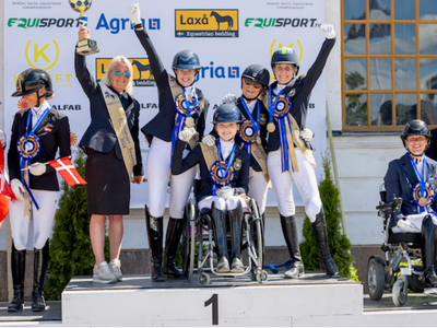 i para dressuren var det sverige der tog guldet. foto roland thunholm