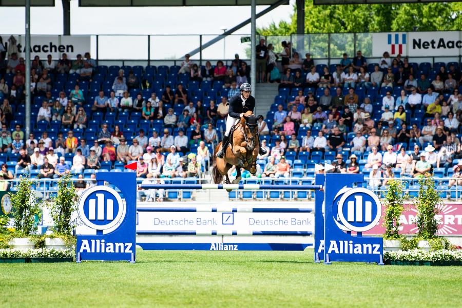 chio aachen er meget mere end springning og dressur. der er seks dicipliner på programmet. her ses richard vogel og cepano baloubet i 2023. foto malgré tout